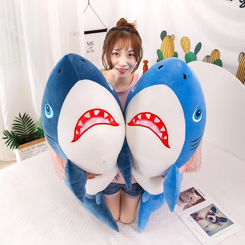 Hot Nice Huggable Giant Shark Plush Toys Stuffed Fish Pillow Cushion Toys Lifelike Appease Soft Animal Kids Baby Children Gift
Hot Nice Huggable Giant Shark Plush Toys Stuffed Fish Pillow Cushion Toys Lifelike Appease Soft Animal Kids Baby Children Gift