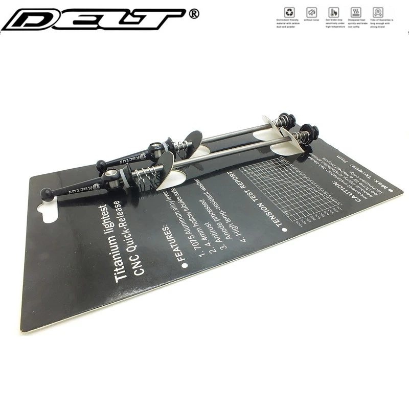 1 Set CNC Mountain Road Titanium Bicycle Skewer Front Rear 100 / 135MM QR Alloy Quick Release Handle 48g Accessories 
1 Set CNC Mountain Road Titanium Bicycle Skewer Front Rear 100 / 135MM QR Alloy Quick Release Handle 48g Accessories