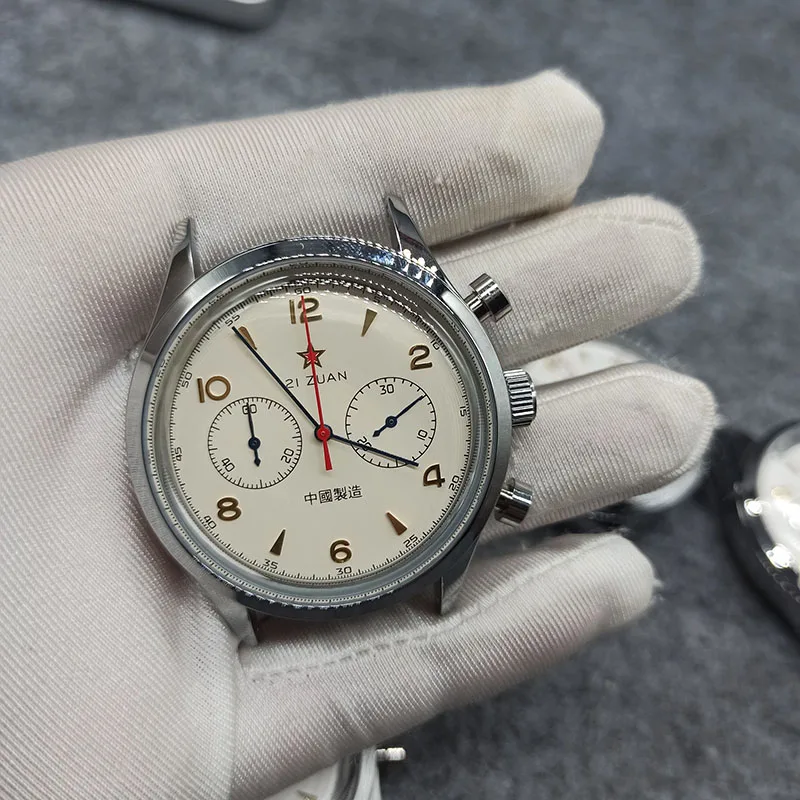 Мужские водонепроницаемые часы из нержавеющей стали с хронографом, 42 мм 
Мужские водонепроницаемые часы из нержавеющей стали с хронографом, 42 мм