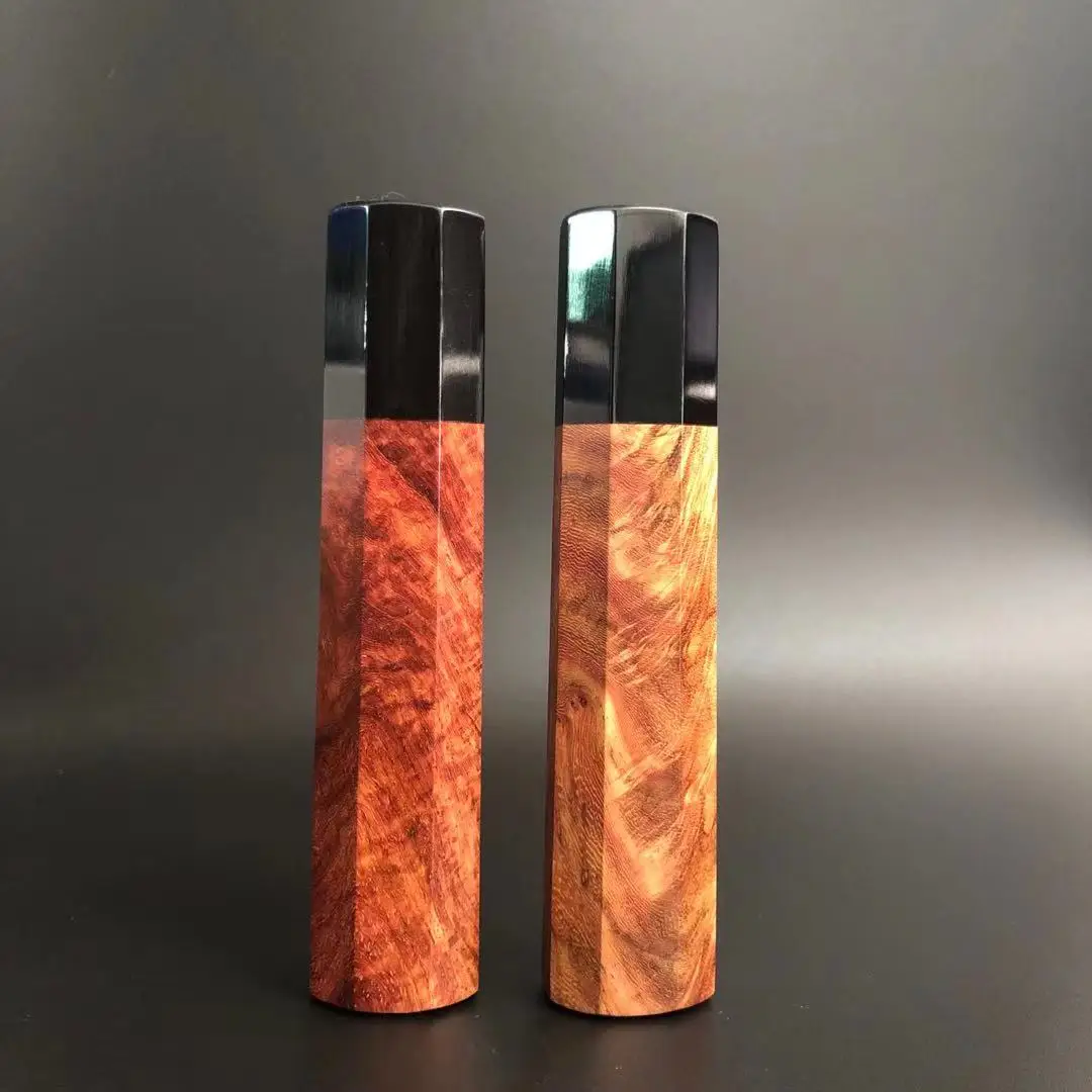 Японская восьмиугольная ручка Bubinga с черным рогом буйвола, «сделай сам», поварской нож, кухонные ножи Gyuto Yanagiba
Японская восьмиугольная ручка Bubinga с черным рогом буйвола, «сделай сам», поварской нож, кухонные ножи Gyuto Yanagiba