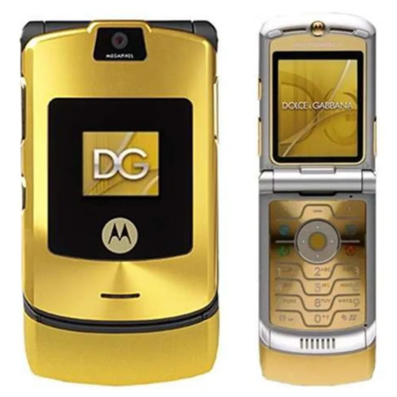 Восстановленное Motorola/Motorola V3i мобильный телефон металлическая складная рукоятка