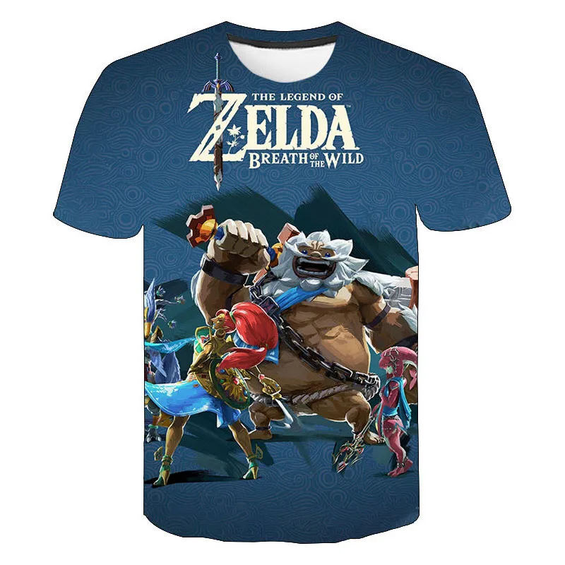 Summer Selling printing ZELDA Boy/Girl Oversized T-Shirt Fashion O-Neck Short Sleeve Street Game Personality Blouses For Girls
Summer Selling printing ZELDA Boy/Girl Oversized T-Shirt Fashion O-Neck Short Sleeve Street Game Personality Blouses For Girls