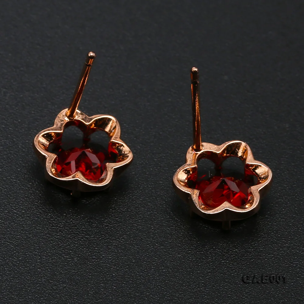 JYX Beautiful Garnet Earing Round Faceted Elegant Jewelry for Women Everyday Holiday Gift
JYX Beautiful Garnet Earing Round Faceted Elegant Jewelry for Women Everyday Holiday Gift