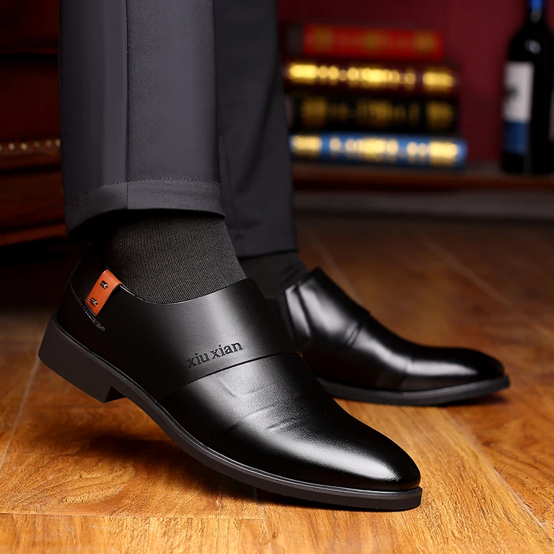 Brown Black Business Suit Versatile Casual Shoes Male Classic Flats 2019 New 2019 New Formal Leather Dress Men Shoes
Brown Black Business Suit Versatile Casual Shoes Male Classic Flats 2019 New 2019 New Formal Leather Dress Men Shoes