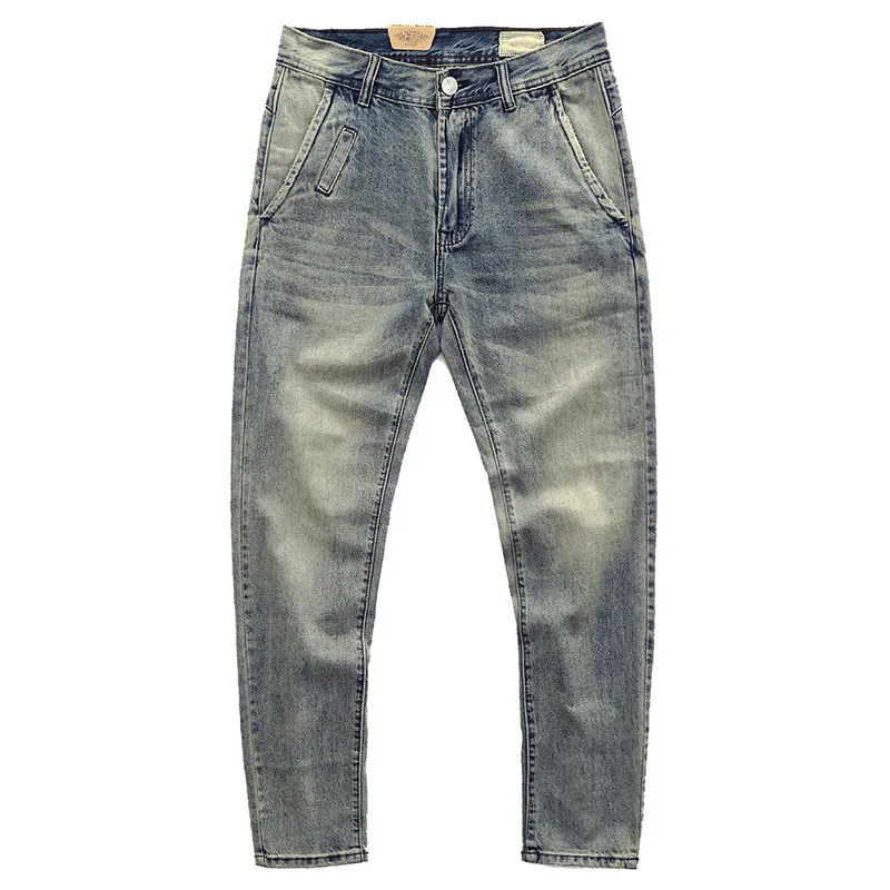 ICCLEK American Casual Pants Men's Light Color Slim Straight Jeans Men Cargo Jeans Stacked Jeans Streetwear Men
ICCLEK American Casual Pants Men's Light Color Slim Straight Jeans Men Cargo Jeans Stacked Jeans Streetwear Men