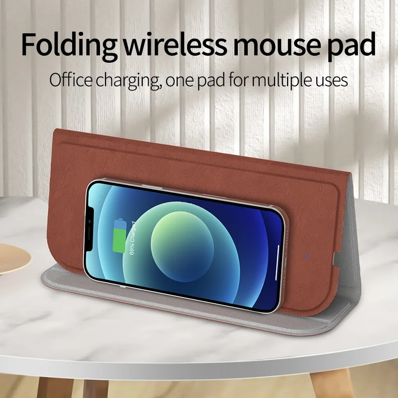 Vogek 2 In 1 Wireless Charger Mouse Pad 15W Foldable Fast Charging Leather Gaming Mouse Pad With Phone Holder For Iphone 13
Vogek 2 In 1 Wireless Charger Mouse Pad 15W Foldable Fast Charging Leather Gaming Mouse Pad With Phone Holder For Iphone 13
