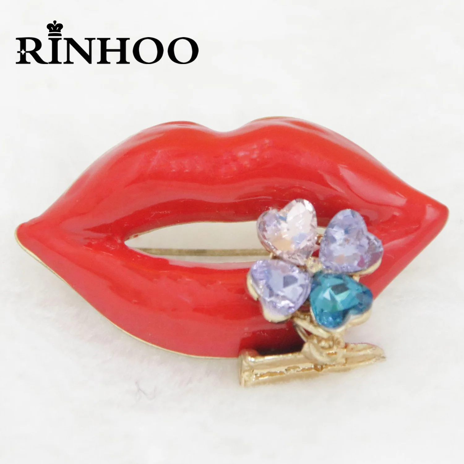 Rinhoo Rhinestone Red Lip Brooch Flower Mouth Brooch For Women Coat Lapel Pins Jewelry Lip Accessories Fashion Heart Badge Gifts
Rinhoo Rhinestone Red Lip Brooch Flower Mouth Brooch For Women Coat Lapel Pins Jewelry Lip Accessories Fashion Heart Badge Gifts