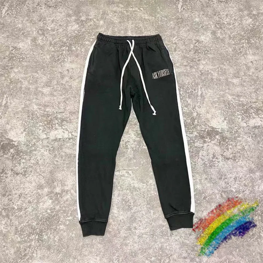 White Ribbon Foaming Printing Askyurself Sweatpants Men Women 1:1 Best Quality Black Pants Trousers Mens Clothing
White Ribbon Foaming Printing Askyurself Sweatpants Men Women 1:1 Best Quality Black Pants Trousers Mens Clothing