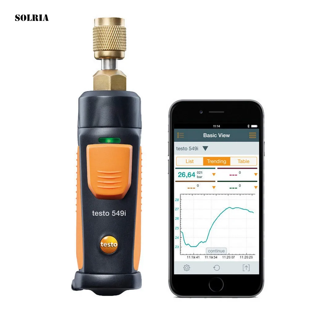 Testo 549i Air Conditioning Refrigeration Pressure Gauge Measuring Instrument Testo Wireless Mini Refrigeration System Test Kit
Testo 549i Air Conditioning Refrigeration Pressure Gauge Measuring Instrument Testo Wireless Mini Refrigeration System Test Kit