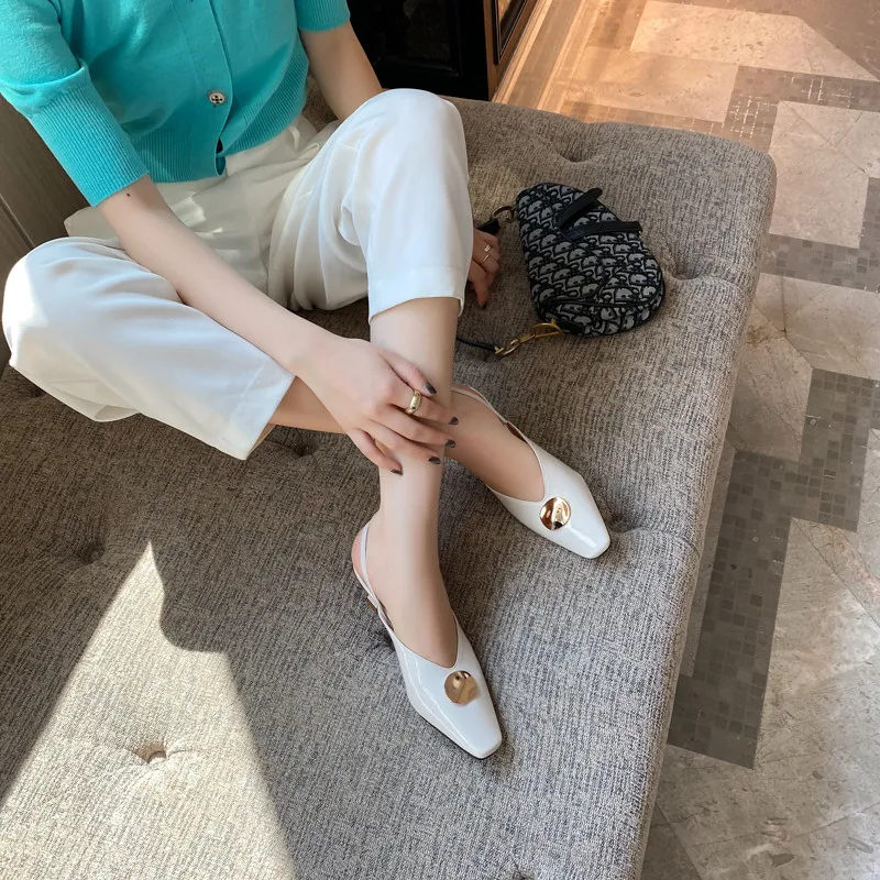 Dilalula Metal Decoration Pointed Toe Women Sandals Elegant Back Strap Thin Heels Pumps Summer Fashion Dancing Party Shoes Woman 
Dilalula Metal Decoration Pointed Toe Women Sandals Elegant Back Strap Thin Heels Pumps Summer Fashion Dancing Party Shoes Woman