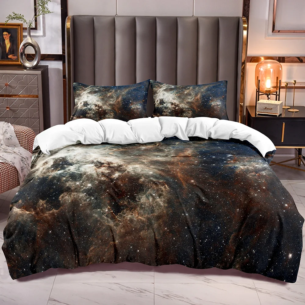 Постельное белье с изображением Вселенной Галактики, покрывало с изображением космоса, наборы пододеяльников белого цвета 
Постельное белье с изображением Вселенной Галактики, покрывало с изображением космоса, наборы пододеяльников белого цвета