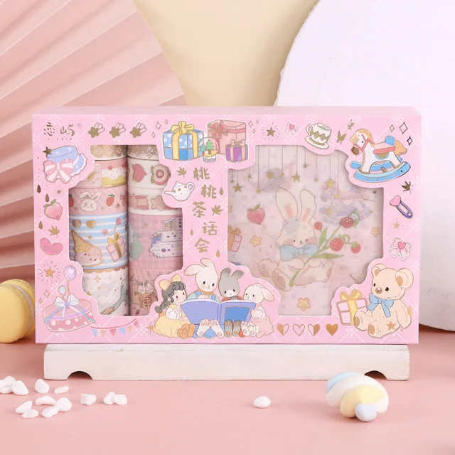 MINKYS New Arrival 20ps/box Kawaii Washi Masking Tape For Crafts, Diary Cute Stickers Set Gift Box School Stationery
MINKYS New Arrival 20ps/box Kawaii Washi Masking Tape For Crafts, Diary Cute Stickers Set Gift Box School Stationery