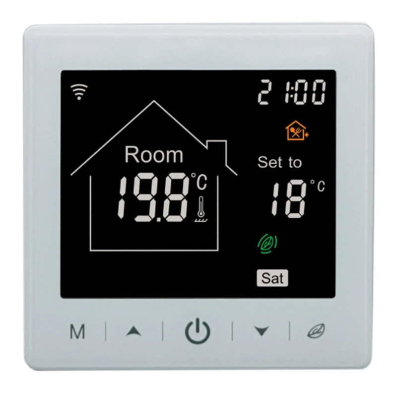 16A Smart WIFI Heating Thermostat for Electric Floor Heating Warm Floor Temperature Regulator Smart Home Control
16A Smart WIFI Heating Thermostat for Electric Floor Heating Warm Floor Temperature Regulator Smart Home Control