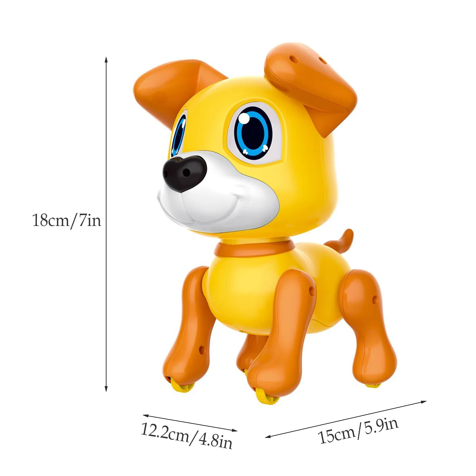 Dog Robot Cute Interesting Electric Doll With Infrared Sensing Walking Glowing Barking Dog Funny Simulation Moving
Dog Robot Cute Interesting Electric Doll With Infrared Sensing Walking Glowing Barking Dog Funny Simulation Moving