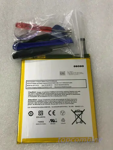 Новый аккумулятор ST10 для Amazon Fire HD 10 1 mAh 58 000119 + Инструменты|Батареи планшетов