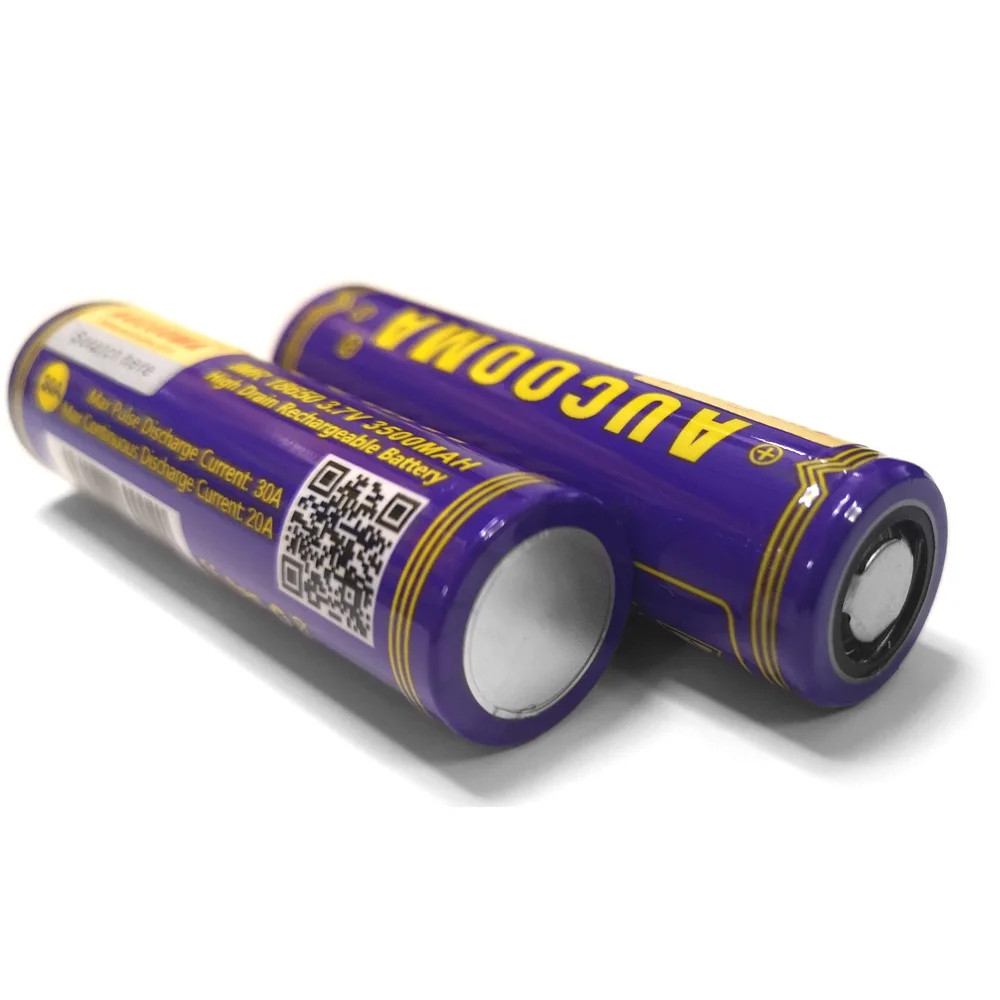 18650 Lithium Battery with 30A Max Discharge Current High Drain 18650 Battery 3500mAh for Vaporesso Vape 
18650 Lithium Battery with 30A Max Discharge Current High Drain 18650 Battery 3500mAh for Vaporesso Vape