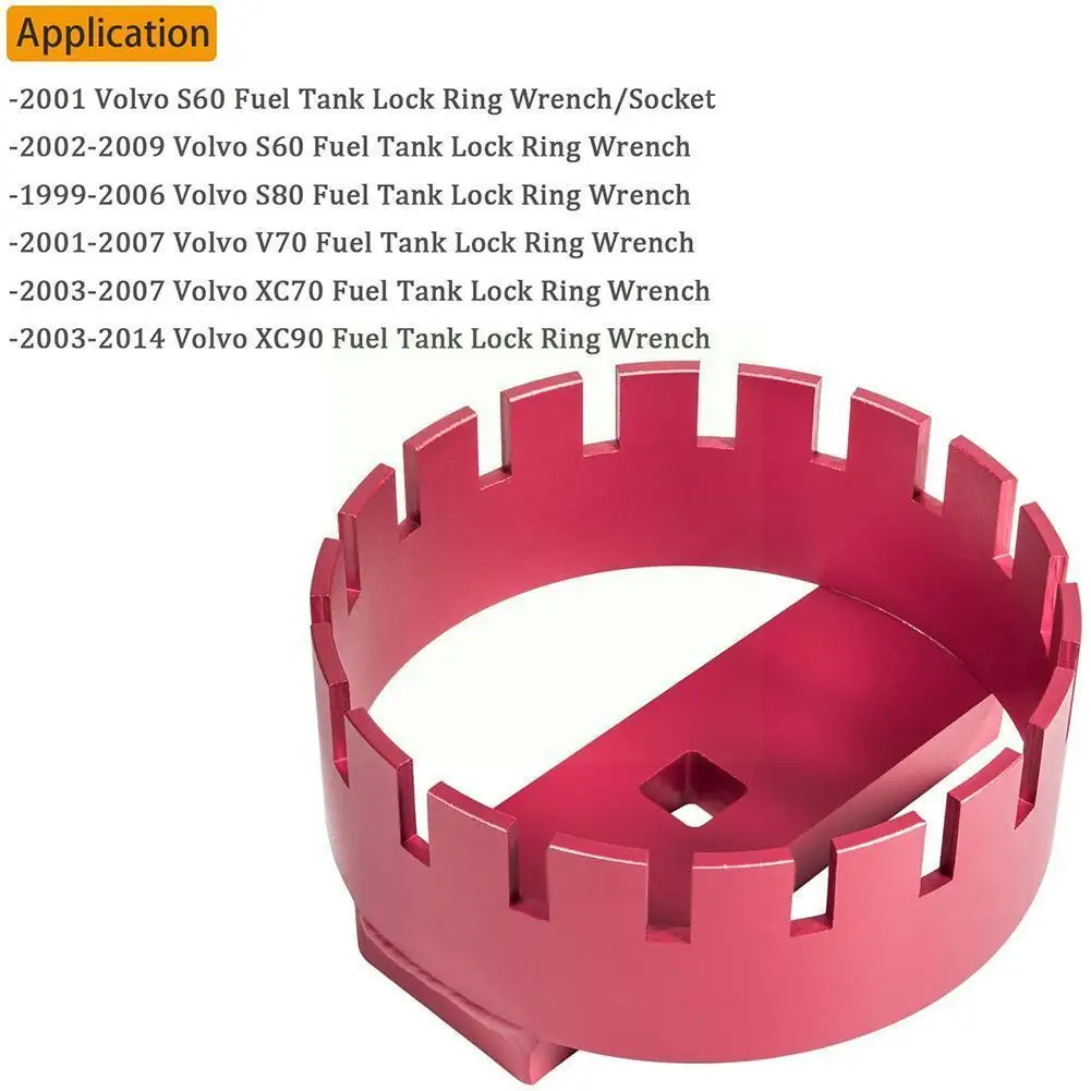 Red Color Fuel Pump Socket Lock Ring Removal Tool For Volvo V70 S80 XC90 XC70 S60 S0V3
Red Color Fuel Pump Socket Lock Ring Removal Tool For Volvo V70 S80 XC90 XC70 S60 S0V3
