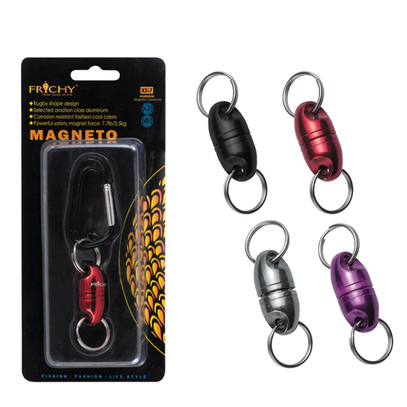 1Pc Magnetic Buckle Net Release Holder Fly Fishing Net Keeper Magnet Clip Landing Net Connector with Coil Carabiner Clip
1Pc Magnetic Buckle Net Release Holder Fly Fishing Net Keeper Magnet Clip Landing Net Connector with Coil Carabiner Clip