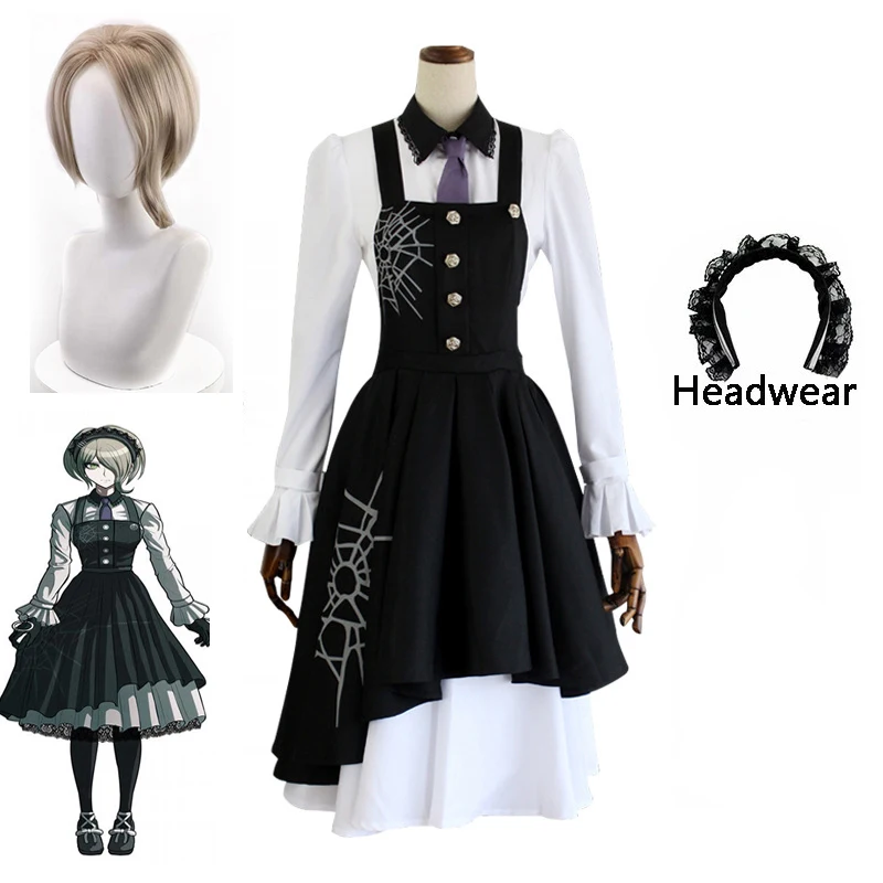 Костюм для косплея из «Danganronpa V3: Kirumi Tojo», костюм горничной, Униформа, парик для женщин и девочек, аниме, Карнавальная одежда на Хэллоуин, набор...
Костюм для косплея из «Danganronpa V3: Kirumi Tojo», костюм горничной, Униформа, парик для женщин и девочек, аниме, Карнавальная одежда на Хэллоуин, набор...