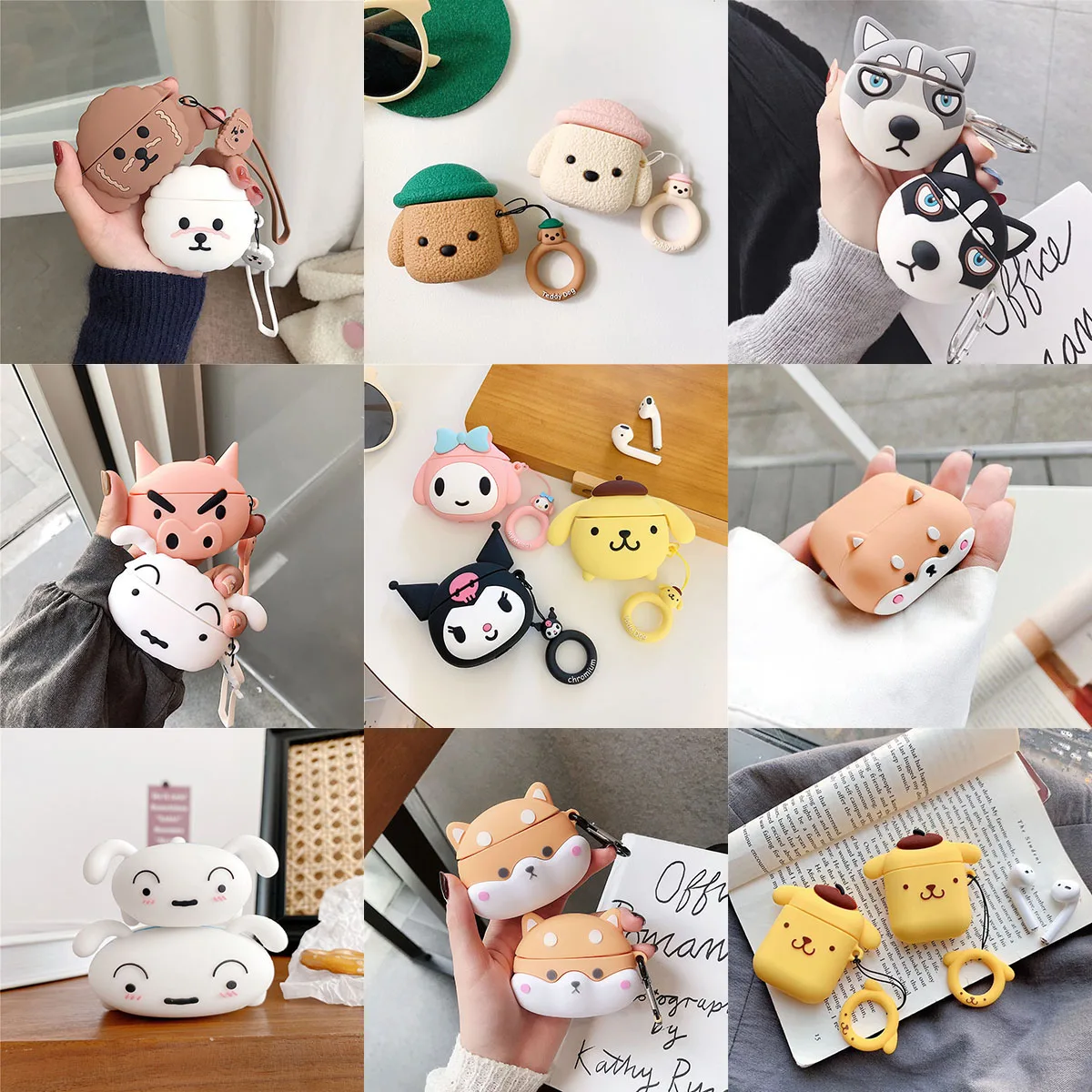 3D Wireless bluetooth headset Case For AirPods 2 1 Case Multi Cartoon Dog Design Protective Cover For AirPods Pro Cases Funda
3D Wireless bluetooth headset Case For AirPods 2 1 Case Multi Cartoon Dog Design Protective Cover For AirPods Pro Cases Funda