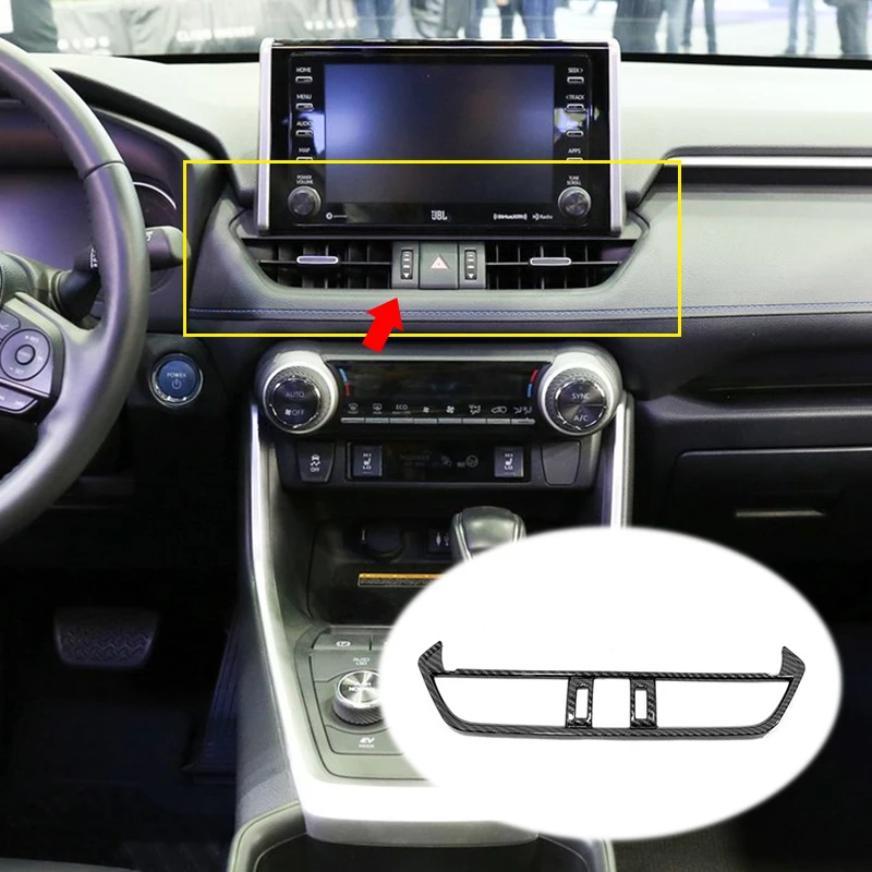 High Quality ABS Plastic For Toyota RAV4 2019 2020 Car Styling Middle Console Air Vent Outlet Cover Trim Auto accessories 1pcs
High Quality ABS Plastic For Toyota RAV4 2019 2020 Car Styling Middle Console Air Vent Outlet Cover Trim Auto accessories 1pcs