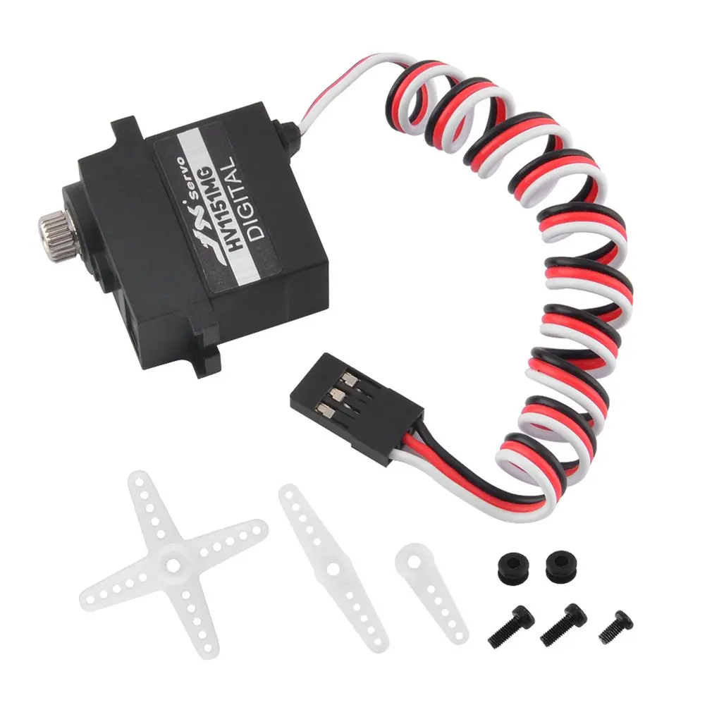 JX PDI-1151MG 15g Mini Coreless Waterproof 120° Digital Servo For RC Helicopter Car Robot Boat RC Model Spare Parts
JX PDI-1151MG 15g Mini Coreless Waterproof 120° Digital Servo For RC Helicopter Car Robot Boat RC Model Spare Parts