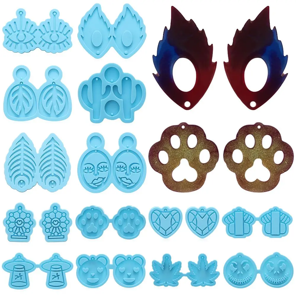 DIY Jewelry Making Tools Crystal UV Epoxy Earrings Resin Mold Merry Christmas Resin Silicone Mould Pendant Molds
DIY Jewelry Making Tools Crystal UV Epoxy Earrings Resin Mold Merry Christmas Resin Silicone Mould Pendant Molds