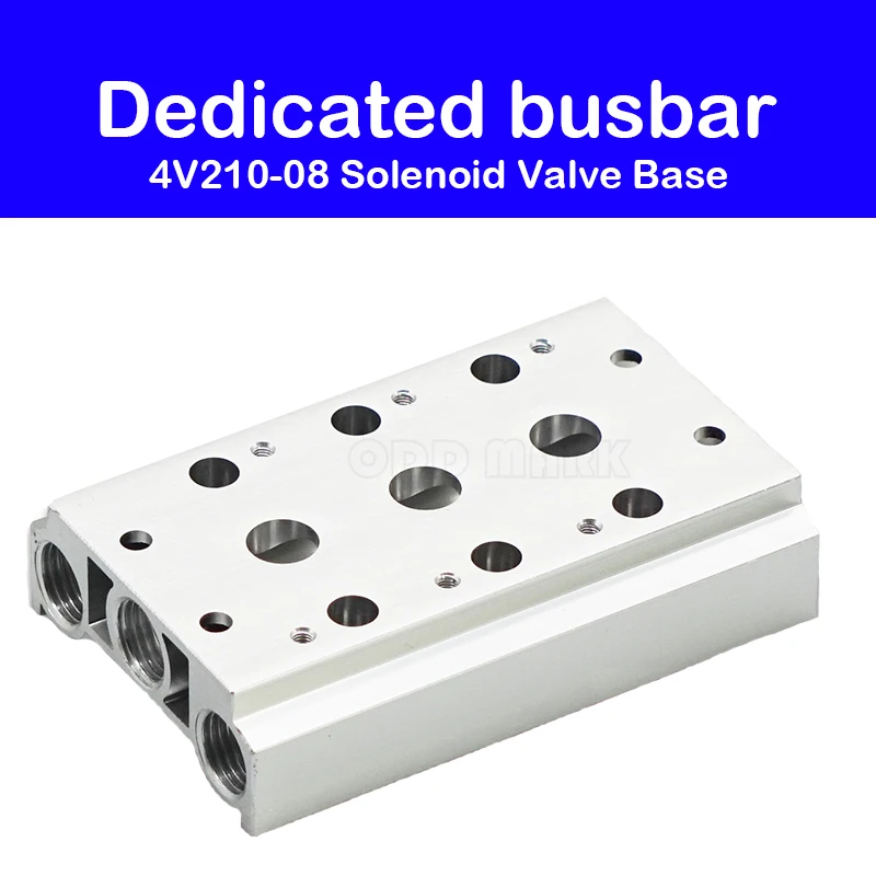 The solenoid valve base 4V210-08 is connected to the manifold 200M series 1F~20F
The solenoid valve base 4V210-08 is connected to the manifold 200M series 1F~20F
