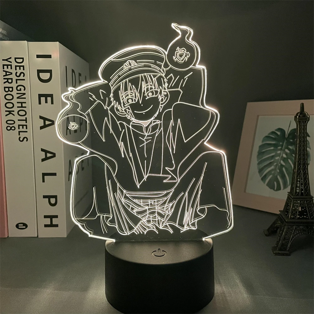 

Toilet Bound Hanako Kun Anime Figure Yugi Amane 3D Led Night Lights RGB Cool Gift For Friend Lava Lamp Bedroom Table Manga Decor