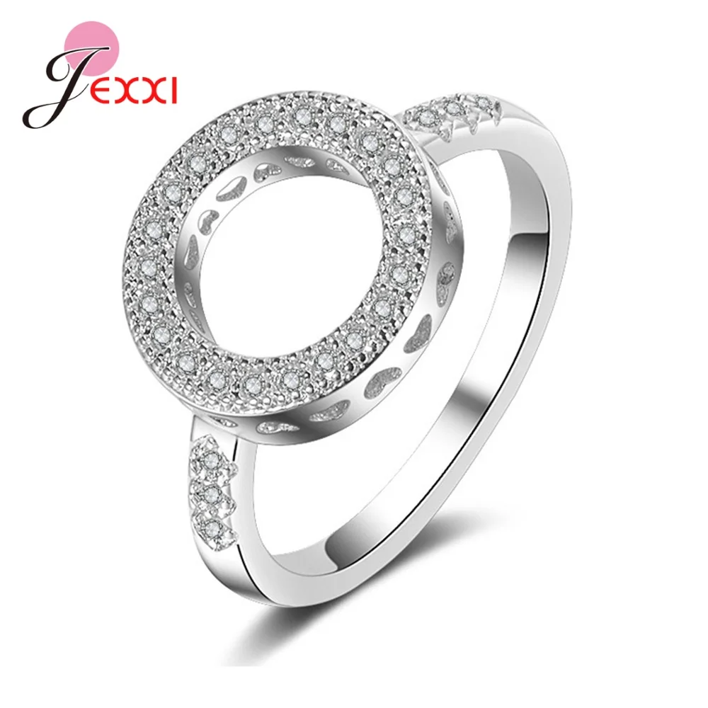Fashionable Circle Rings 100% 925 Sterling Silver Cubic Zircon Inlay Paved Loop Shape Women Wedding Engagement Jewelry
Fashionable Circle Rings 100% 925 Sterling Silver Cubic Zircon Inlay Paved Loop Shape Women Wedding Engagement Jewelry