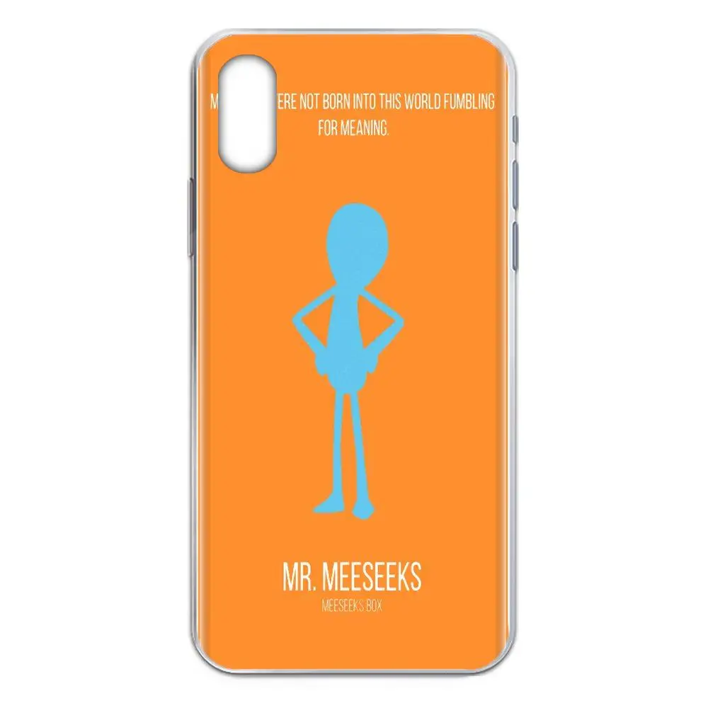 Мягкий чехол Mr Meeseeks Rick Ve Morty из ТПУ для Samsung Galaxy Note 5 8 9 S3 S4 S5 S6 S7 S8 S9 S10 5G mini Edge Plus Lite |