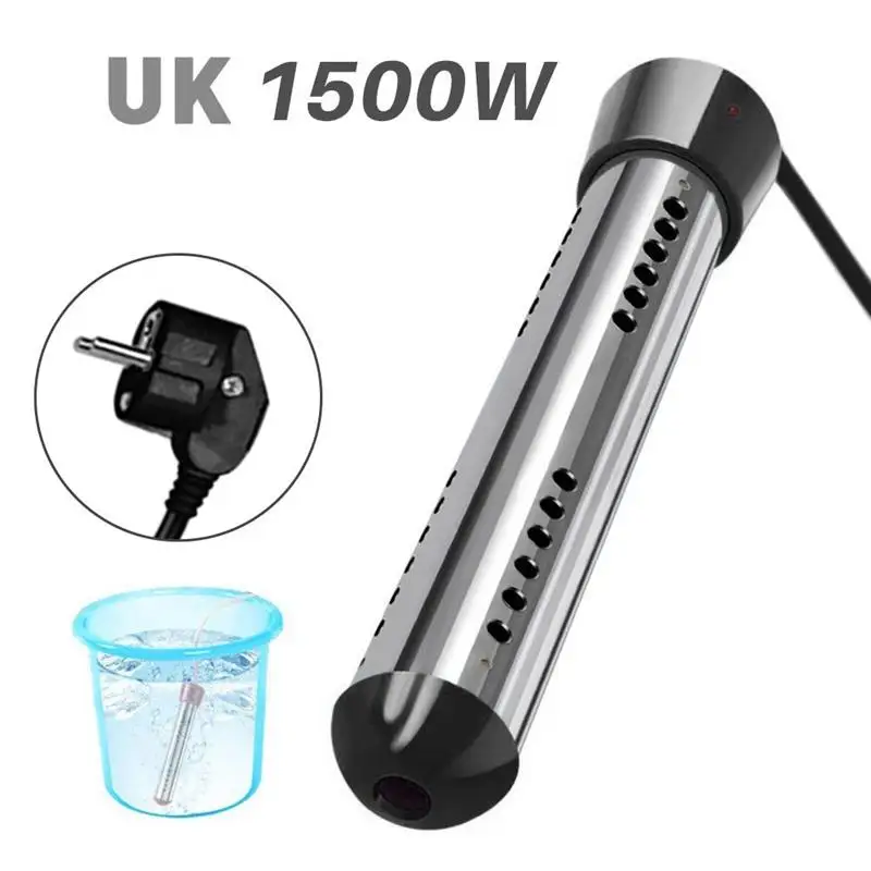 1500W Water Heater Boiler Water Heating Portable Immersion Suspension Water Heater For Bathroom Swimming Pool Bathtub Bucket
1500W Water Heater Boiler Water Heating Portable Immersion Suspension Water Heater For Bathroom Swimming Pool Bathtub Bucket