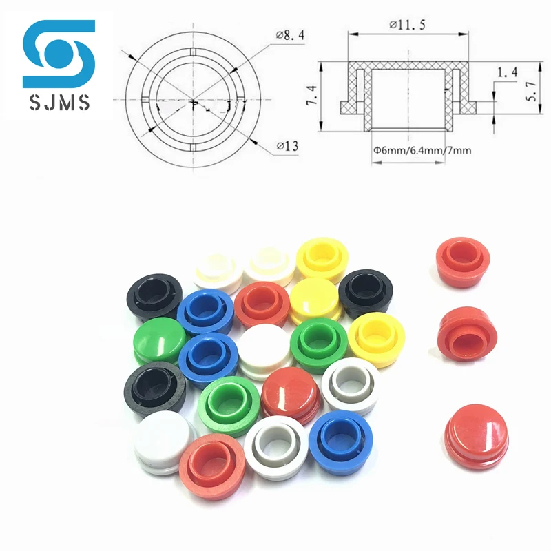 Micro Switch Button Cover A105 Momentary Switch Button Cover Size 13*7.4mm for 12*12MM cylindrical tact switch 50pcs
Micro Switch Button Cover A105 Momentary Switch Button Cover Size 13*7.4mm for 12*12MM cylindrical tact switch 50pcs