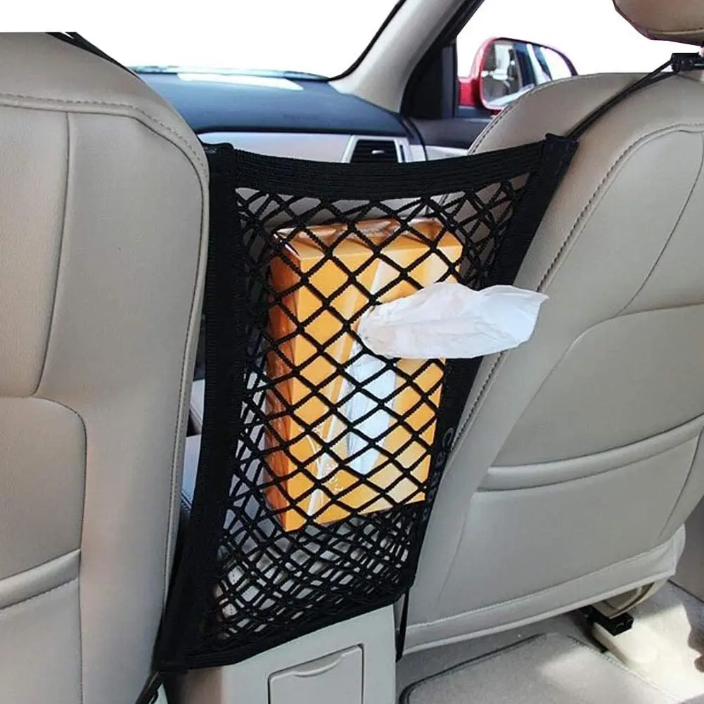 Universal Seat Black Storage Net Pocket Organizer Seat Back Storage Bag Net Sundries Bag Car Accessories Stretchable
Universal Seat Black Storage Net Pocket Organizer Seat Back Storage Bag Net Sundries Bag Car Accessories Stretchable