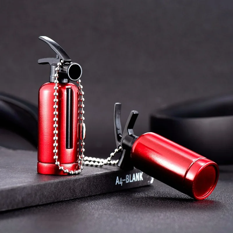 Thousands of matches lighter personality fire extinguisher pendant metal cigarette lighter creative kerosene lighter
Thousands of matches lighter personality fire extinguisher pendant metal cigarette lighter creative kerosene lighter