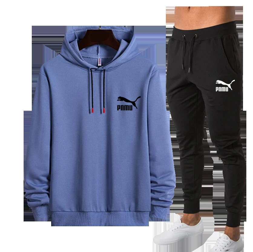 2021 Spring Autumn Men's Sweat Suit Set Tracksuit Men Outfit Full Sleeve Tops with Hood Outdoor Sport Wear Men's Hooded Suit
2021 Spring Autumn Men's Sweat Suit Set Tracksuit Men Outfit Full Sleeve Tops with Hood Outdoor Sport Wear Men's Hooded Suit