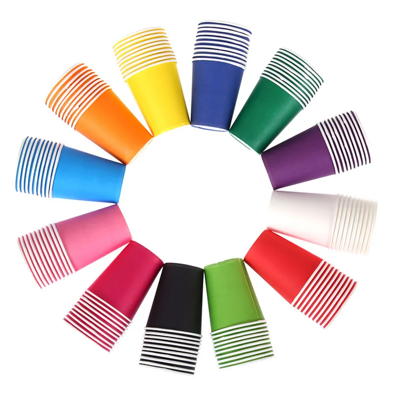 50pcs Disposable Paper Cups Wedding Vending Party Cup Glasses 9oz New Solid Color for Wedding Party Supplies
50pcs Disposable Paper Cups Wedding Vending Party Cup Glasses 9oz New Solid Color for Wedding Party Supplies