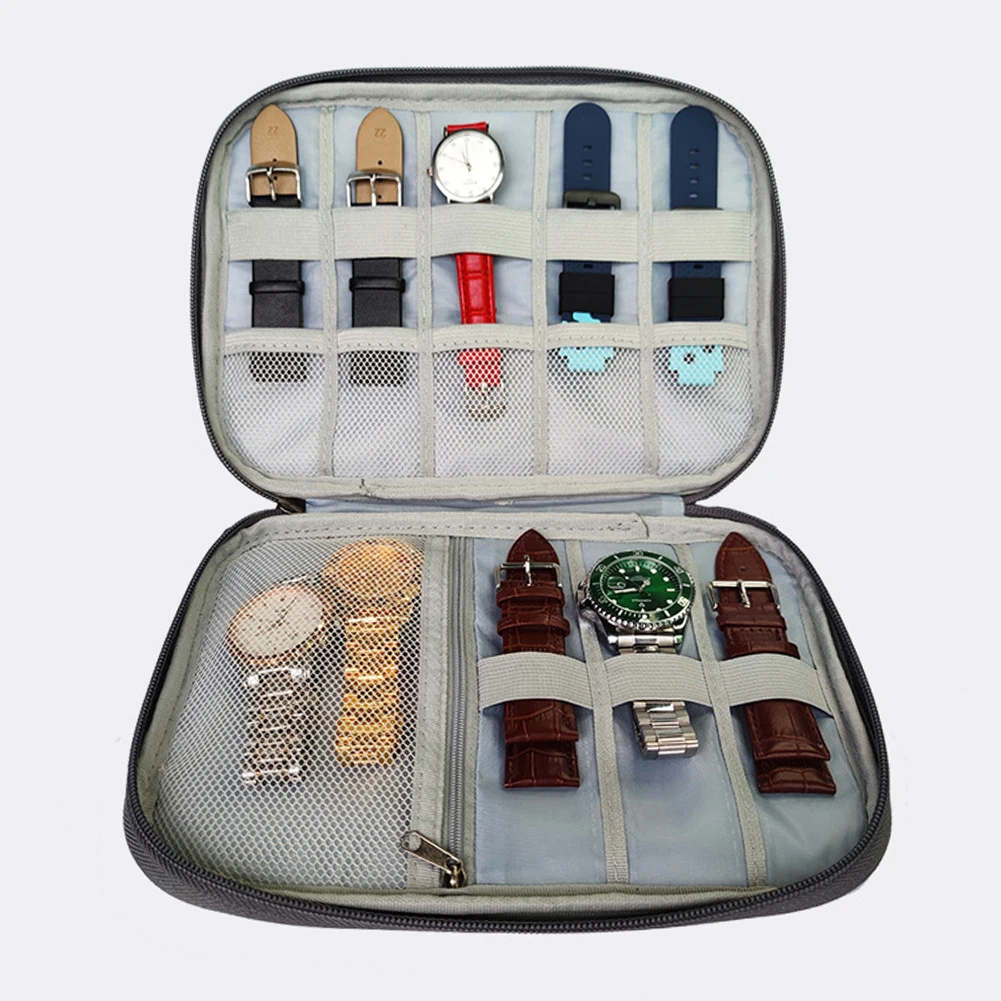 Portable Watch Strap Organizer Watch Band Box Storage Bag Watchband Holder Watch Travel Case Pouch Multifunction
Portable Watch Strap Organizer Watch Band Box Storage Bag Watchband Holder Watch Travel Case Pouch Multifunction