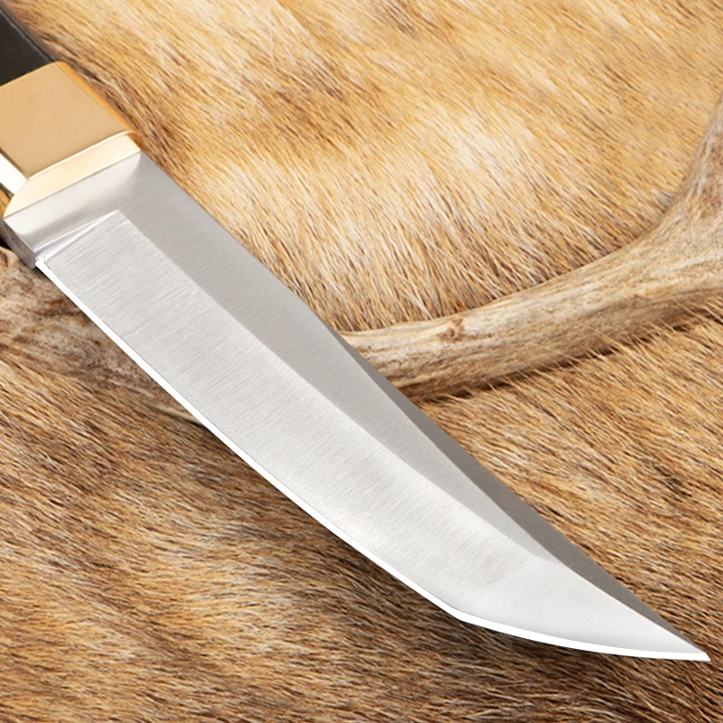 High hardness DC53 Knife Mikata Handle Fixed Knife Straight Knife Tactical Hunting Camping High quality EDC tools
High hardness DC53 Knife Mikata Handle Fixed Knife Straight Knife Tactical Hunting Camping High quality EDC tools