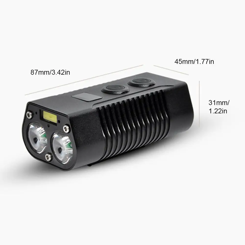 Bike Bicycle Headlight USB LED Rechargeable Cycle Front Back Headlight Waterproof 4000mAh Bicycle Lamp Flashlight
Bike Bicycle Headlight USB LED Rechargeable Cycle Front Back Headlight Waterproof 4000mAh Bicycle Lamp Flashlight