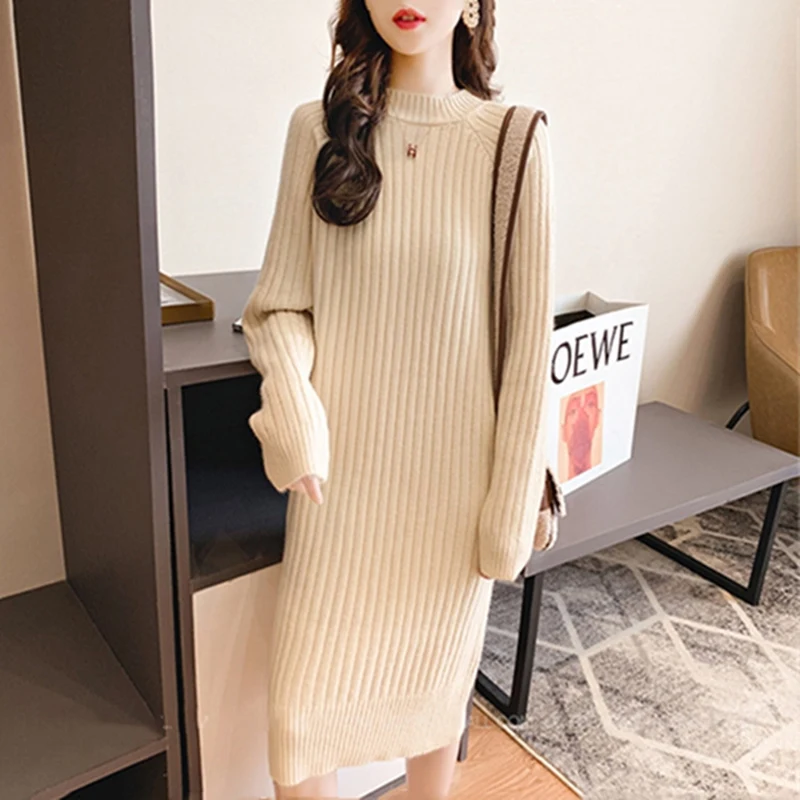 Женская трикотажная кофта с заниженной талией, Новинка осени 2020, платье в Вертикальную Полоску с круглым вырезом, Свободный пуловер средней...
Женская трикотажная кофта с заниженной талией, Новинка осени 2020, платье в Вертикальную Полоску с круглым вырезом, Свободный пуловер средней...