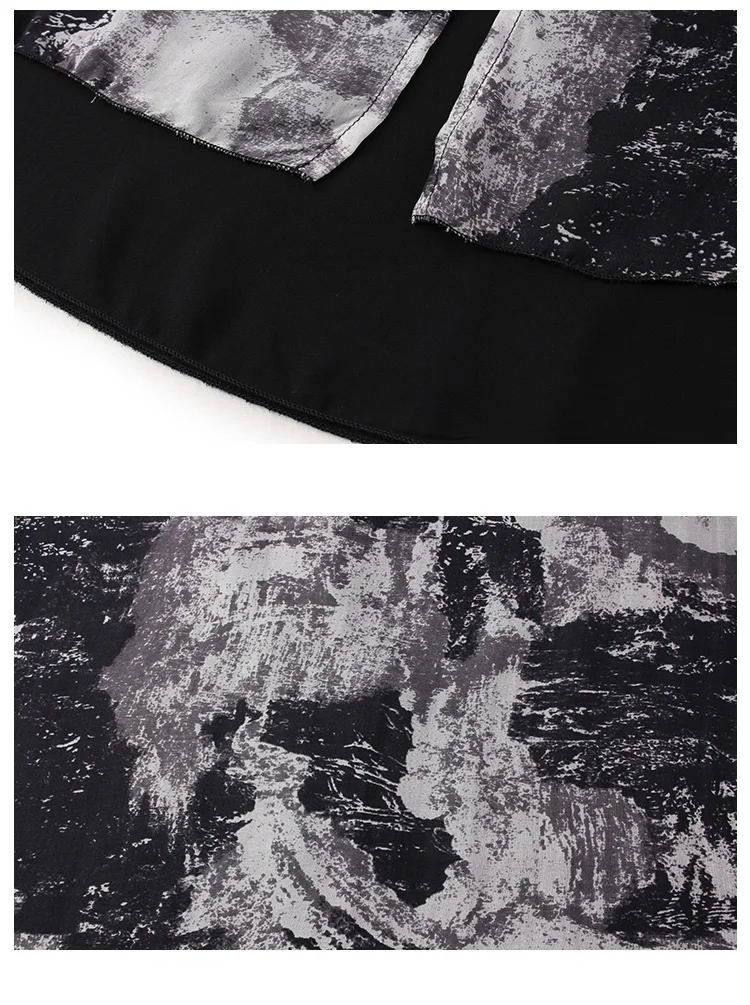 2020 Summer large size silk blouse women round neck irregular mulberry silk landscape printed t-shirt soft breathable loose tops
2020 Summer large size silk blouse women round neck irregular mulberry silk landscape printed t-shirt soft breathable loose tops