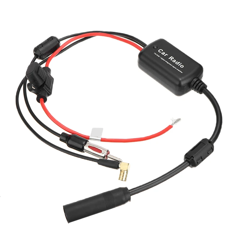Universal 9V-15V Car Stereo Radio Antenna DAB+FM Digital Aerial Amplifier Signal Booster Kit Car Antenna Radio Accessories
Universal 9V-15V Car Stereo Radio Antenna DAB+FM Digital Aerial Amplifier Signal Booster Kit Car Antenna Radio Accessories