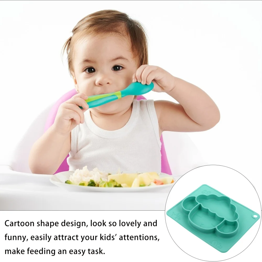 Silicone Baby Suction Plate Divided Plate Non-Slip Mat with Strong Adsorption
Silicone Baby Suction Plate Divided Plate Non-Slip Mat with Strong Adsorption