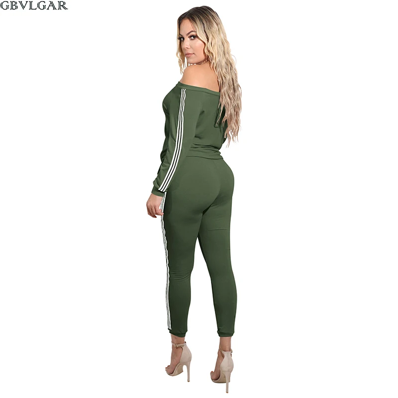 GBVLGAR 2020 Casual Women Two Piece Set Off Shoulder Crop Tops Pencil Jogger pants Suit Tracksuit Fitness Outfit Matching Set 
GBVLGAR 2020 Casual Women Two Piece Set Off Shoulder Crop Tops Pencil Jogger pants Suit Tracksuit Fitness Outfit Matching Set