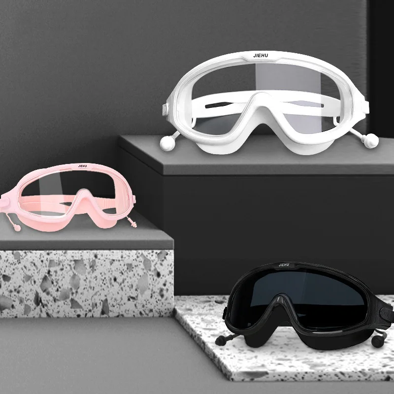 Big Frame Waterproof Anti-fog HD Swimming Goggles Earplug Silicone Swim Glasses Professional Adult Unisex Swimming Equipment
Big Frame Waterproof Anti-fog HD Swimming Goggles Earplug Silicone Swim Glasses Professional Adult Unisex Swimming Equipment