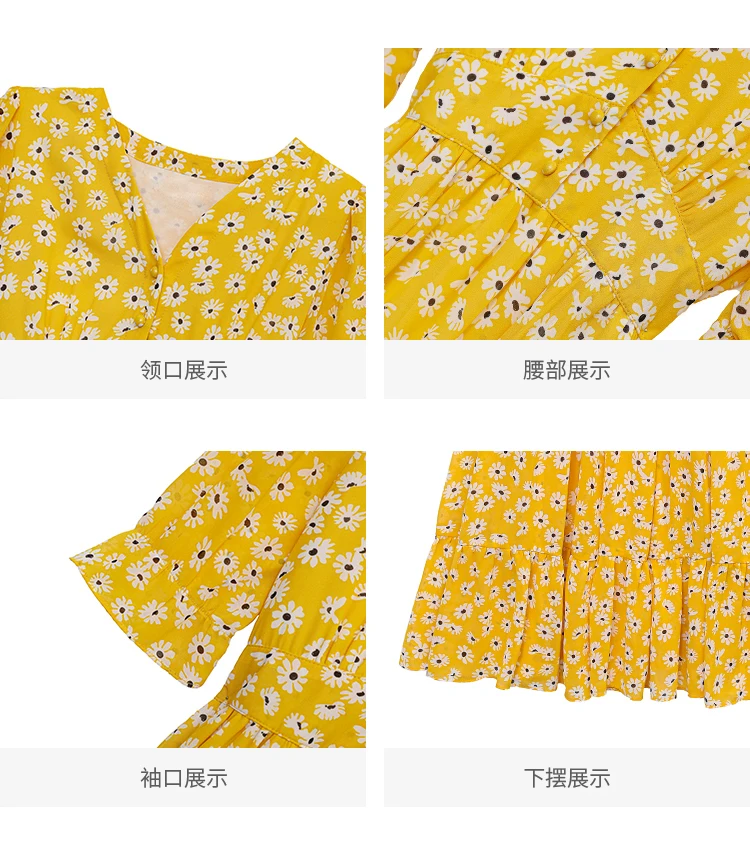 Fashion Women 2021 Chiffon V-Neck Summer Dress Casual Female Slim Elegant Floral Print Short Sleeve Mid Dresses DS338
Fashion Women 2021 Chiffon V-Neck Summer Dress Casual Female Slim Elegant Floral Print Short Sleeve Mid Dresses DS338