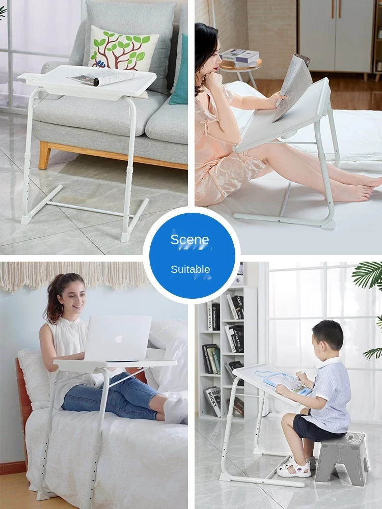 Plastic lazy table lift folding laptop table sofa side table simple bed desk bedroom home furniture small table
Plastic lazy table lift folding laptop table sofa side table simple bed desk bedroom home furniture small table