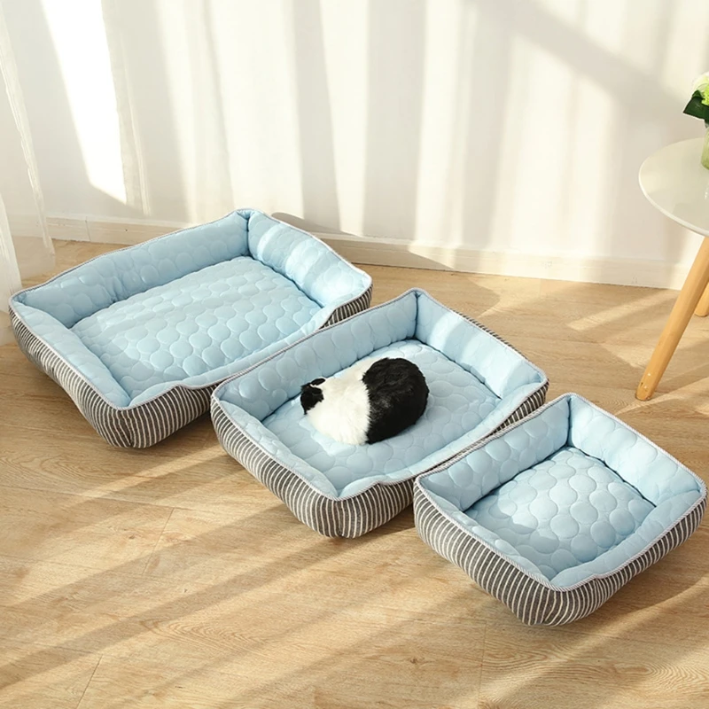 Soft Dog Cat Bed Summer Pet Cool Feeling Nest Pad Cushion Comfortable Litter Rectangle Breathable Dog Puppy Mat Pet Supplies 
Soft Dog Cat Bed Summer Pet Cool Feeling Nest Pad Cushion Comfortable Litter Rectangle Breathable Dog Puppy Mat Pet Supplies