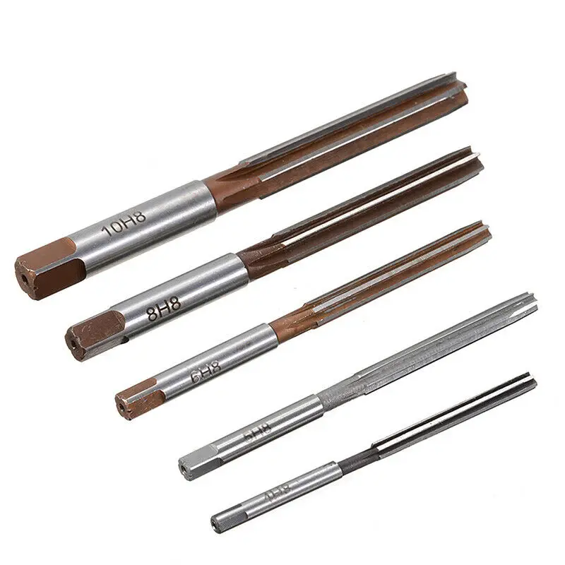 5PCS 4/5/6/8/10mm H8 Hand Reamer Chucking 9SiCr Straight Shank Engineering Manual Tools For Reaming Holes
5PCS 4/5/6/8/10mm H8 Hand Reamer Chucking 9SiCr Straight Shank Engineering Manual Tools For Reaming Holes